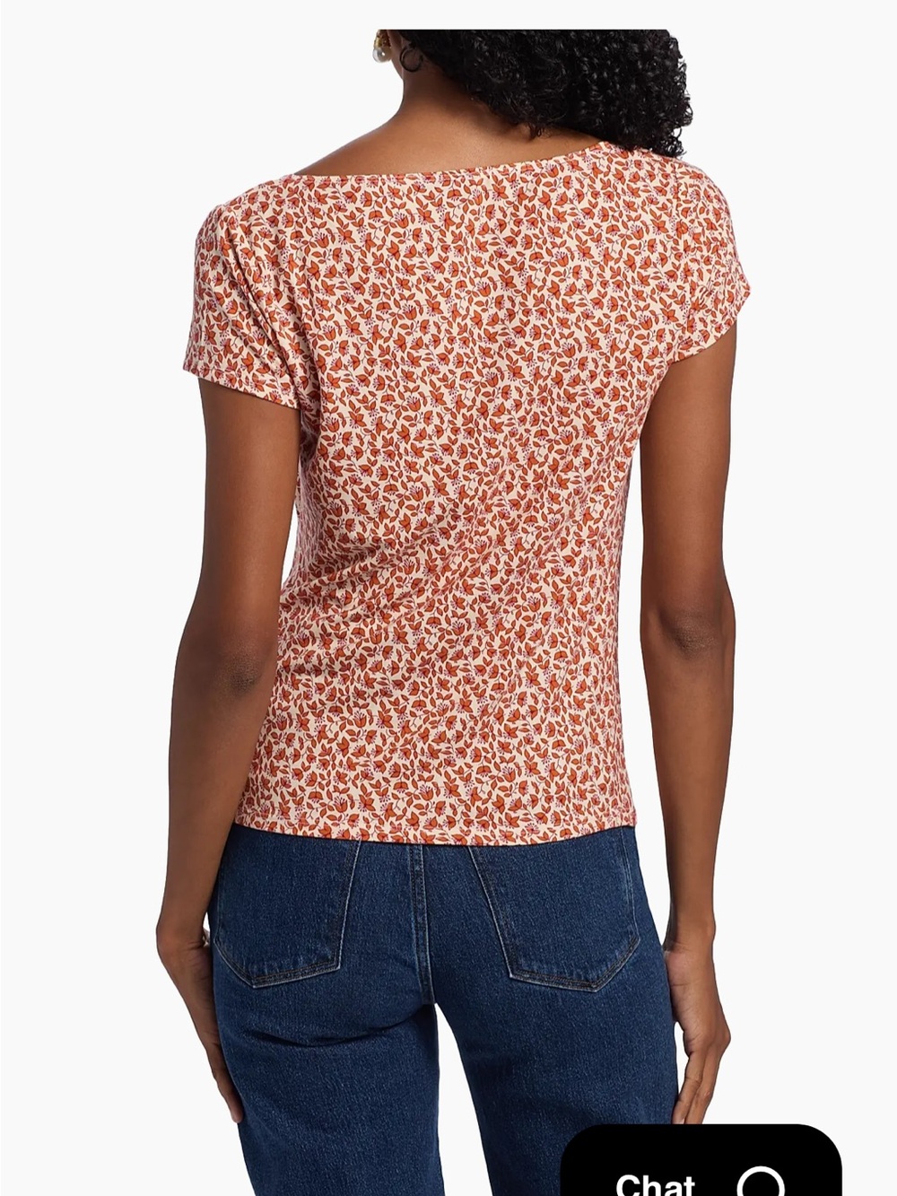 Reformation Bardot Square-Neck Knit Top in Mulberry - Picture 3 of 4